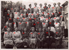 klassefoto (25) ±1954 Schoolreisje O.L.S Haule
